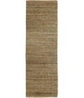 LR Home Natural Fiber Natural jute /smoke green 03391 2 ft. 6 in. X 7 ft. 9 in. Rect. Rug