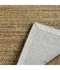LR Home Natural Fiber Natural jute /smoke green 03391 2 ft. 6 in. X 7 ft. 9 in. Rect. Rug
