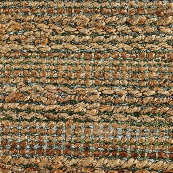 LR Home Natural Fiber Natural jute /smoke green 03391 2 ft. 6 in. X 7 ft. 9 in. Rect. Rug