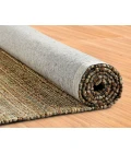 LR Home Natural Fiber Natural/Smoke Green 03391 9 ft. X 12 ft. Rect. Rug