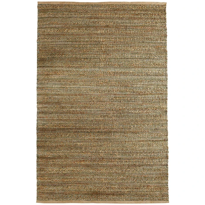 Rugs Town Fiber Natural jute /smoke green 3391 10 ft. X 14 ft. Square Rug