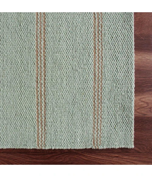 LR Home Hampton Light Green/Tan 03394 7 ft. 9 in. X 9 ft. 9 in. Rect. Rug