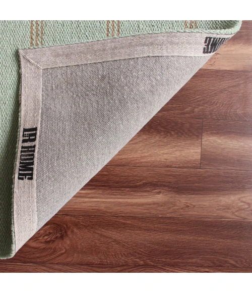 LR Home Hampton Light Green/Tan 03394 7 ft. 9 in. X 9 ft. 9 in. Rect. Rug