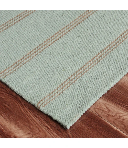 LR Home Hampton Light Green/Tan 03394 7 ft. 9 in. X 9 ft. 9 in. Rect. Rug