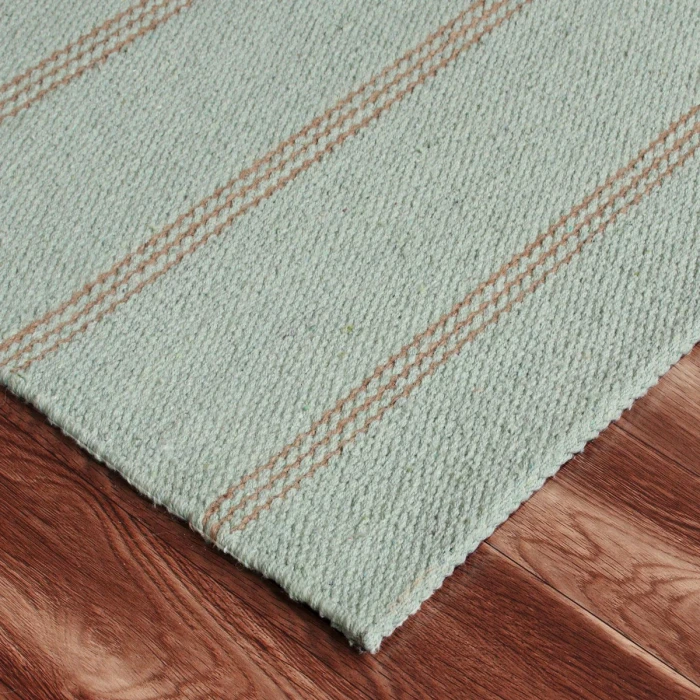 LR Home Hampton Light Green/Tan 03394 9 ft. X 12 ft. Rect. Rug
