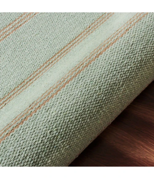 LR Home Hampton Light Green/Tan 03394 7 ft. 9 in. X 9 ft. 9 in. Rect. Rug