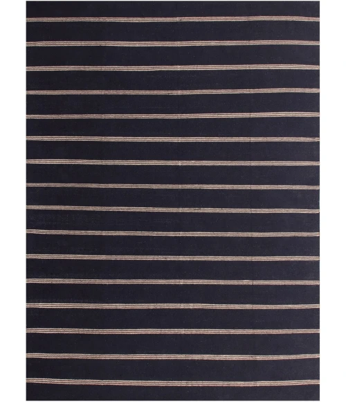 LR Home Hampton Black/Tan 03395 5 ft. X 7 ft. 9 in. Rect. Rug