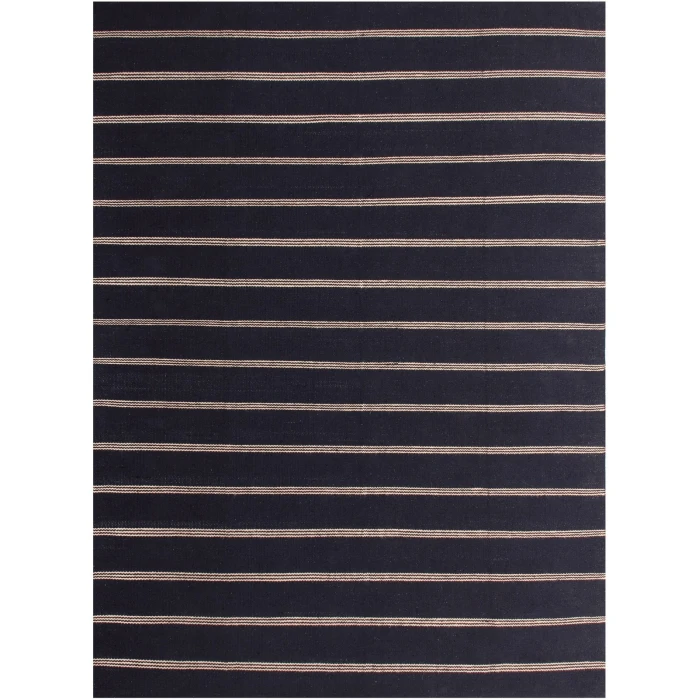 LR Home Hampton Black/Tan 03395 7 ft. 9 in. X 9 ft. 9 in. Rect. Rug