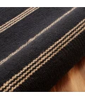 LR Home Hampton Black/Tan 03395 7 ft. 9 in. X 9 ft. 9 in. Rect. Rug