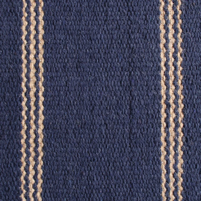 LR Home Hampton Navy Blue/Tan 03396 5 ft. X 7 ft. 9 in. Rect. Rug