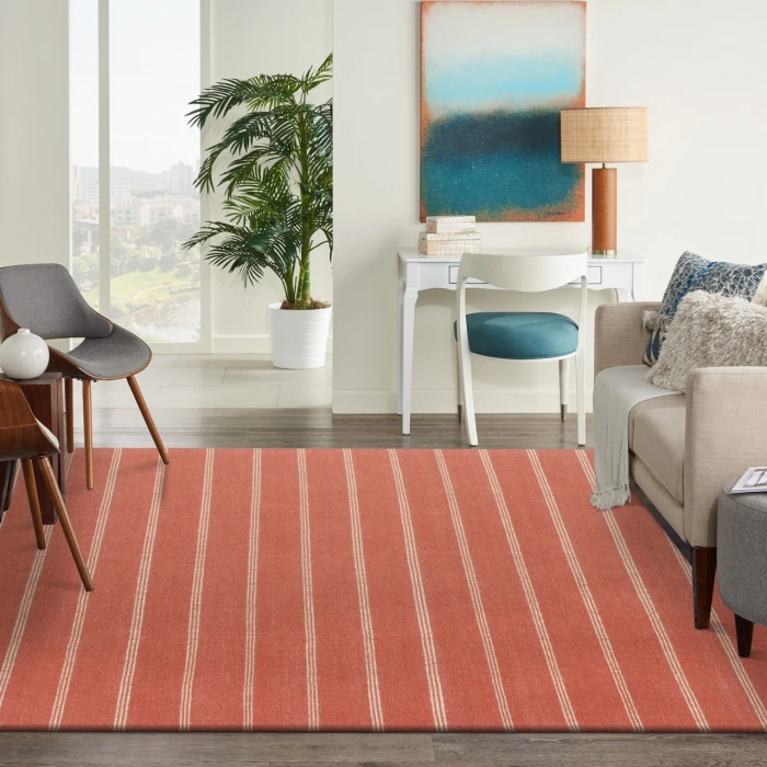 Rugs Town Red NATUR 2ft. x 3ft. Rectangle Rug