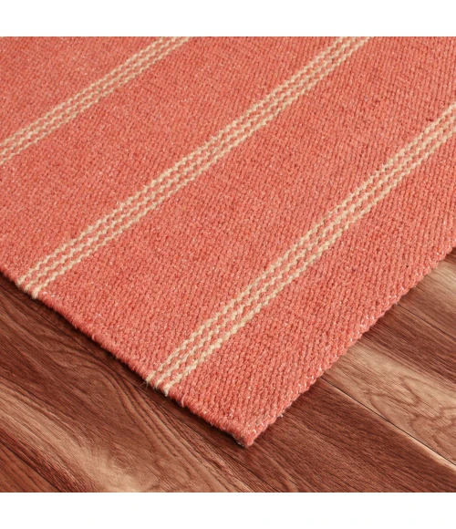 LR Home Hampton Cinnamon/Tan 03397 7 ft. 9 in. X 9 ft. 9 in. Rect. Rug