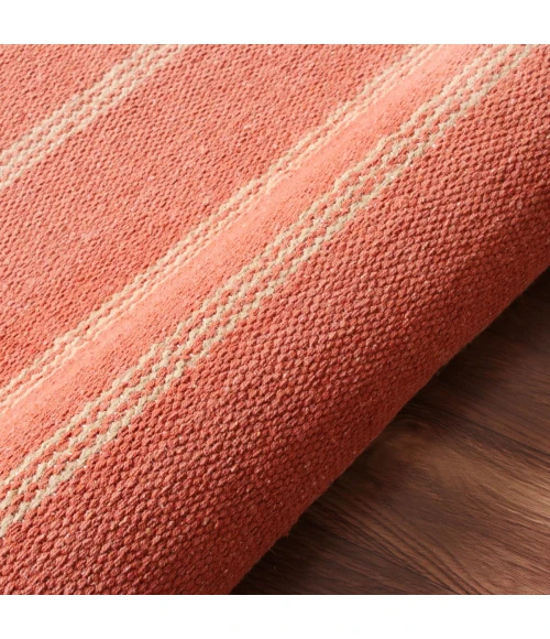 LR Home Hampton Cinnamon/Tan 03397 7 ft. 9 in. X 9 ft. 9 in. Rect. Rug