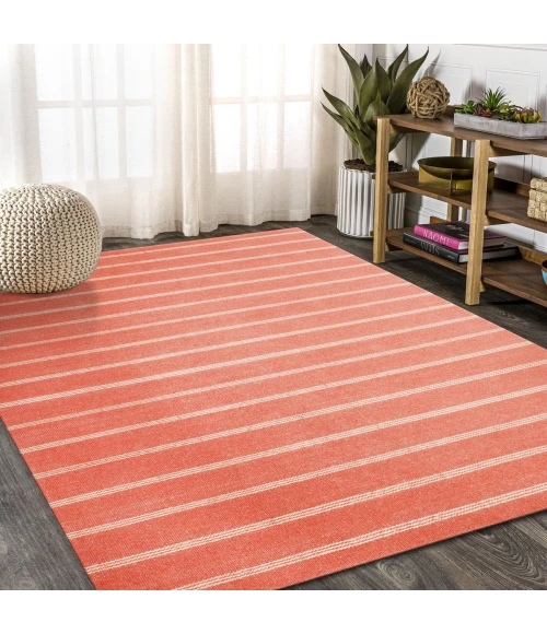 LR Home Hampton Cinnamon/Tan 03397 7 ft. 9 in. X 9 ft. 9 in. Rect. Rug