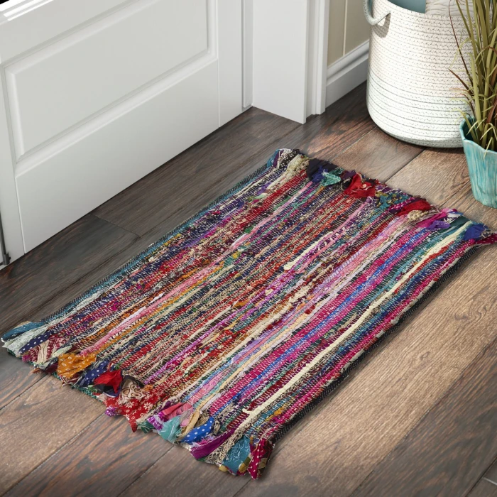 LR Home Accent Multicolored NATUR 3ft. x 5ft. Rectangle Rug