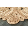 LR Home NATURAL FIBER 12029 Natural 6' Round Rug
