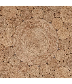 LR Home Natural Fiber 12043 Natural 4' X 4' Round Rug