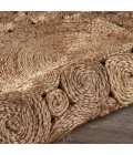 LR Home NATURAL FIBER 12043 Natural 4' X 4' Round Rug