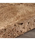 LR Home NATURAL FIBER 12045 Natural 6' Round Rug