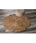LR Home NATURAL FIBER 12045 Natural 6' Round Rug