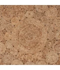 LR Home NATURAL FIBER 12046 Natural 4' X 4' Round Rug
