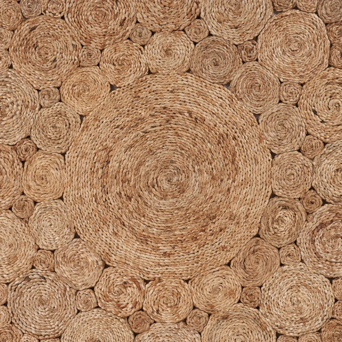 LR Home NATURAL FIBER 12046 Natural 6' Round Rug