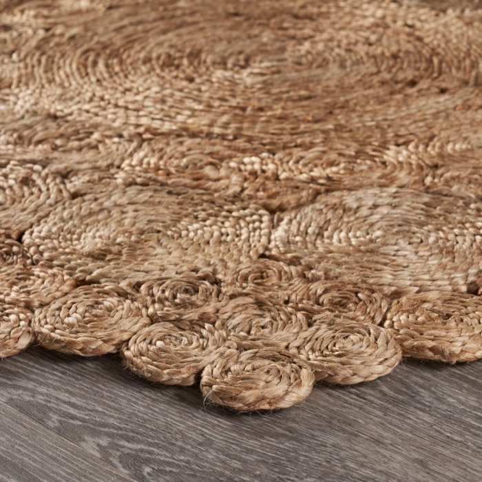 LR Home NATURAL FIBER 12046 Natural 6' Round Rug