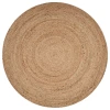 LR Home Natural Fiber 50136 Natural 6' Round Rug