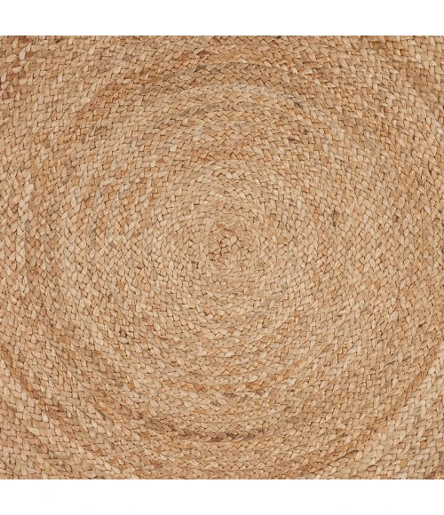 LR Home NATURAL FIBER 50136 Natural 6' Round Rug