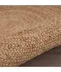 LR Home NATURAL FIBER 50136 Natural 6' Round Rug