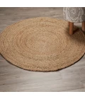LR Home NATURAL FIBER 50136 Natural 6' Round Rug
