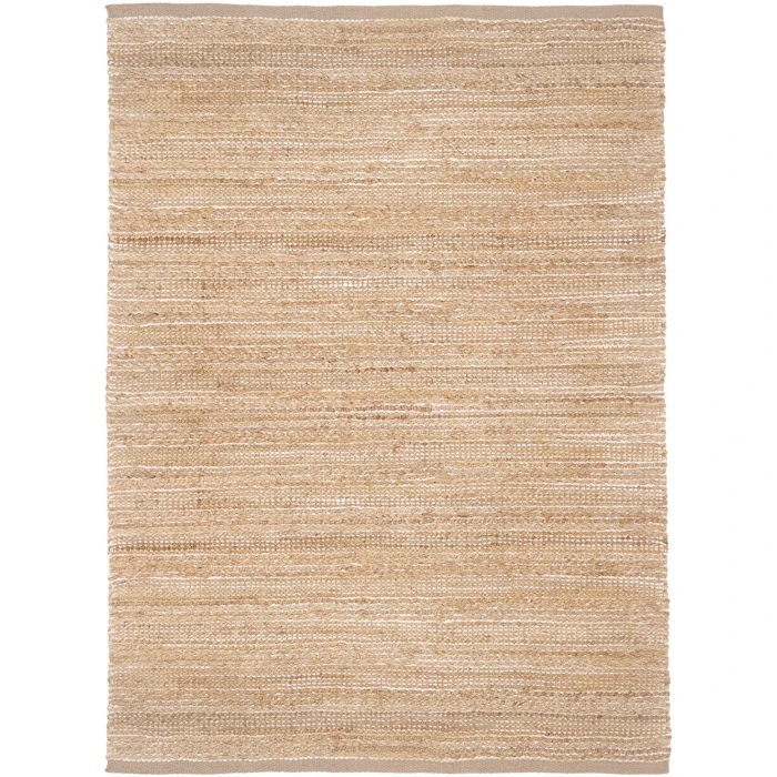 Rugs Town Fiber Cream Clara 10ft. x 14ft. Rect. Rug