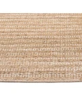 LR Home Natural Fiber Cream NATUR 2ft.6in. x 7ft.9in. Runner Rug