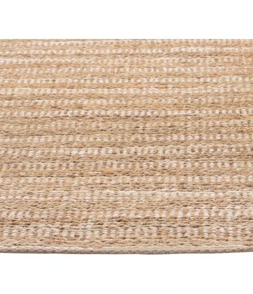 LR Home Natural Fiber Cream NATUR 2ft.6in. x 7ft.9in. Runner Rug