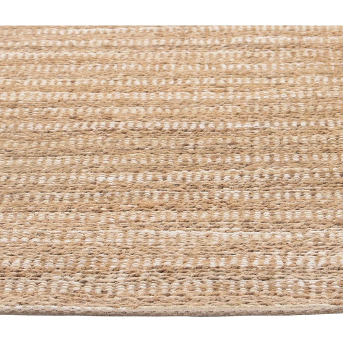 Rugs Town Fiber Cream NATUR 2ft.6in. x 7ft.9in. Runner Rug