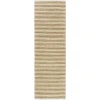 LR Home Natural Fiber White/Natural 82489 2 ft. 6 in. X 7 ft. 9 in. Rect. Rug