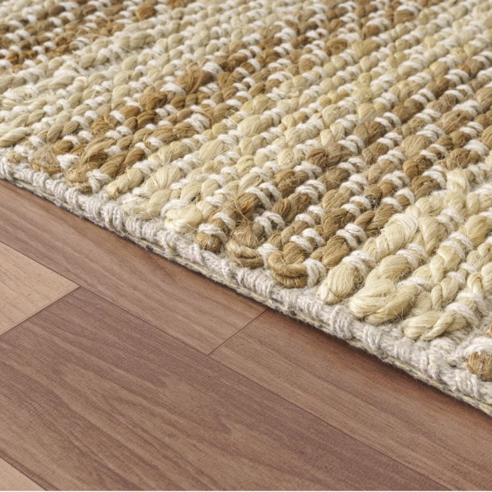 Rugs Town Fiber White/Natural 82489 10 ft. X 14 ft. Rect. Rug