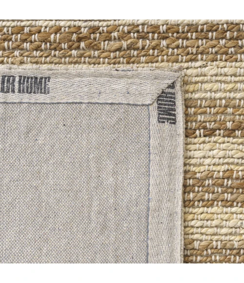 LR Home Natural Fiber White/Natural 82489 10 ft. X 14 ft. Rect. Rug