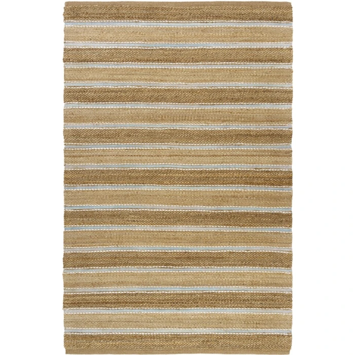 Rugs Town Fiber Spa Blue/Natural 82490 5 ft. X 7 ft. 9 in. Rect. Rug