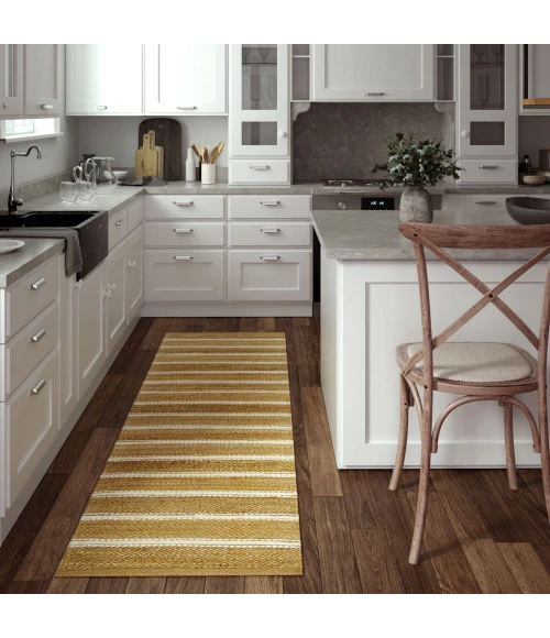 LR Home Natural Fiber Ivory/Natural 82524 2 ft. 6 in. X 7 ft. 9 in. Rect. Rug