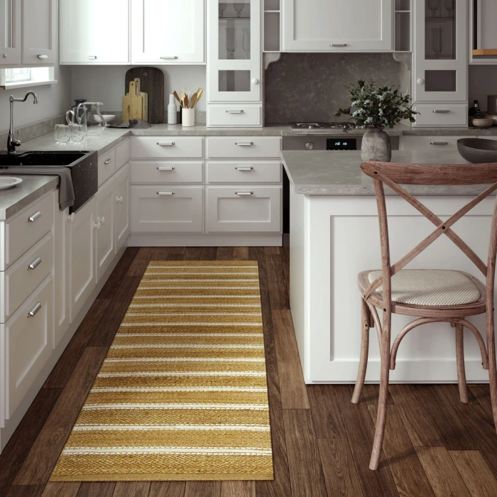 LR Home Natural Fiber Ivory/Natural 82524 2 ft. 6 in. X 7 ft. 9 in. Rect. Rug