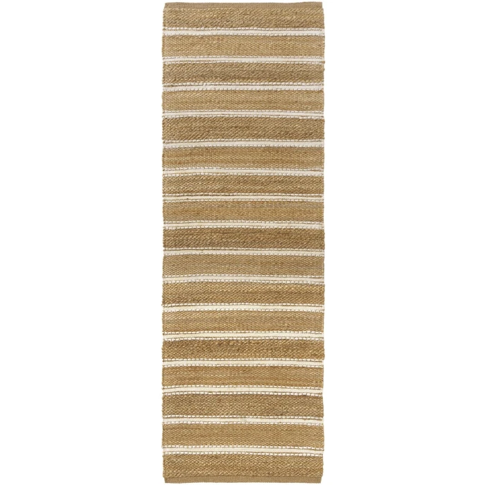 LR Home Natural Fiber Ivory/Natural 82524 2 ft. 6 in. X 7 ft. 9 in. Rect. Rug