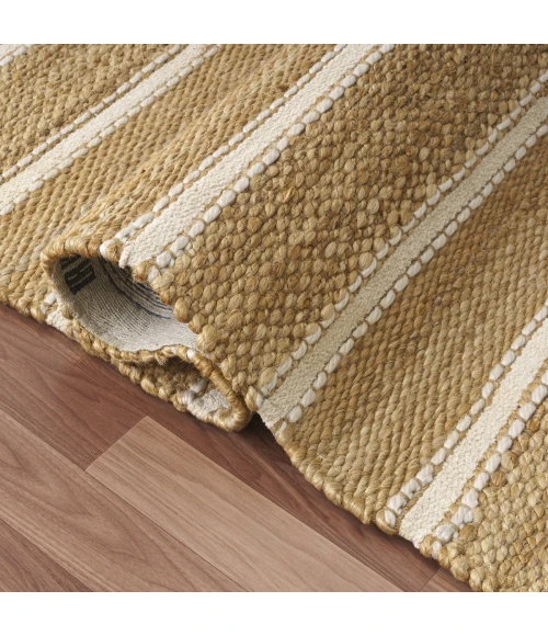 LR Home Natural Fiber Ivory/Natural 82524 2 ft. X 3 ft. Rect. Rug