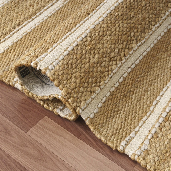 Rugs Town Fiber Ivory/Natural 82524 2 ft. X 3 ft. Rect. Rug