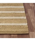 LR Home Natural Fiber Ivory/Natural 82524 2 ft. X 3 ft. Rect. Rug