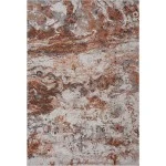 Rugs Town 81834 Gray/ Rust 5' X 7'6 Rect. Rug