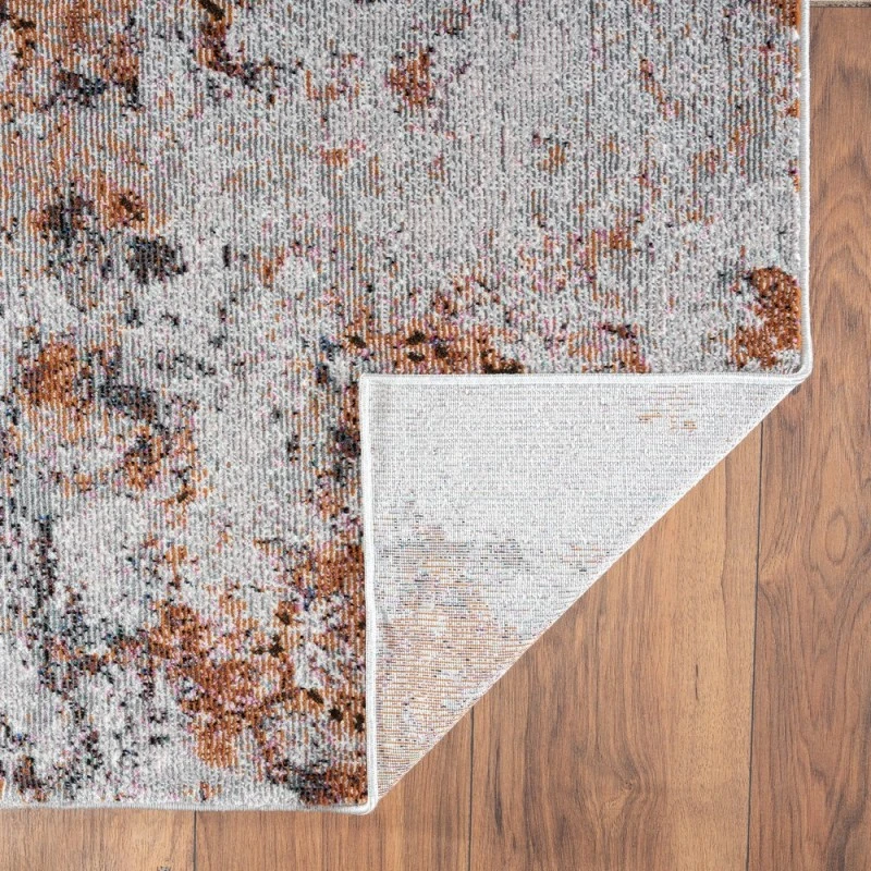 Rugs Town 81834 Gray/ Rust 5' X 7'6 Rect. Rug