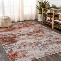Rugs Town 81834 Gray/ Rust 5' X 7'6 Rect. Rug