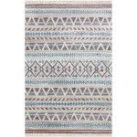 Rugs Town Gray/Tan/Blue/Purple 81980 4 ft. X 6 ft. Rect. Rug