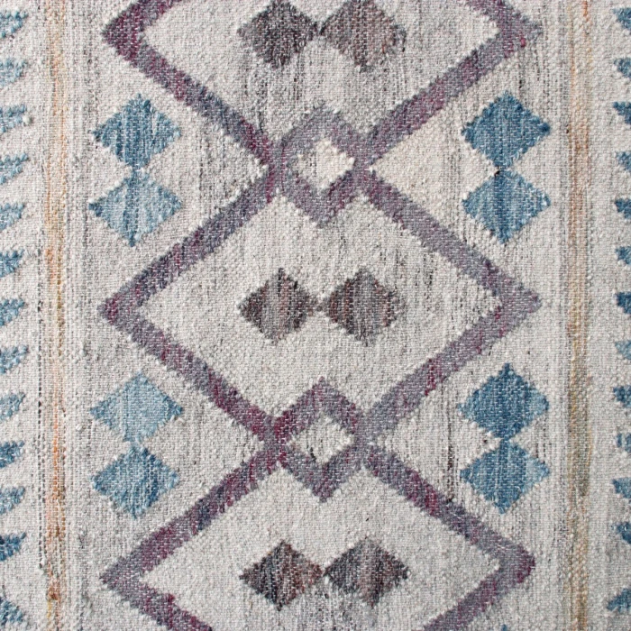 LR Home Nimroz Gray/Tan/Blue/Purple 81980 2 ft. X 3 ft. Rect. Rug